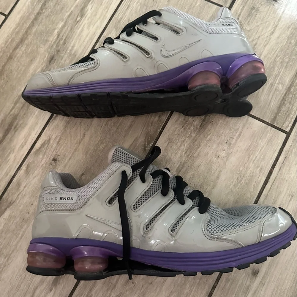 Nike Lunar Air Shox NZ Men's Running Shoe used size 11 retro 2010